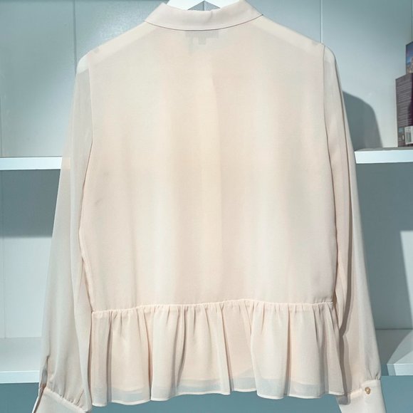 DKNY Dress Shirt | Women's Size Small | Light Pink - Picture 2 of 3